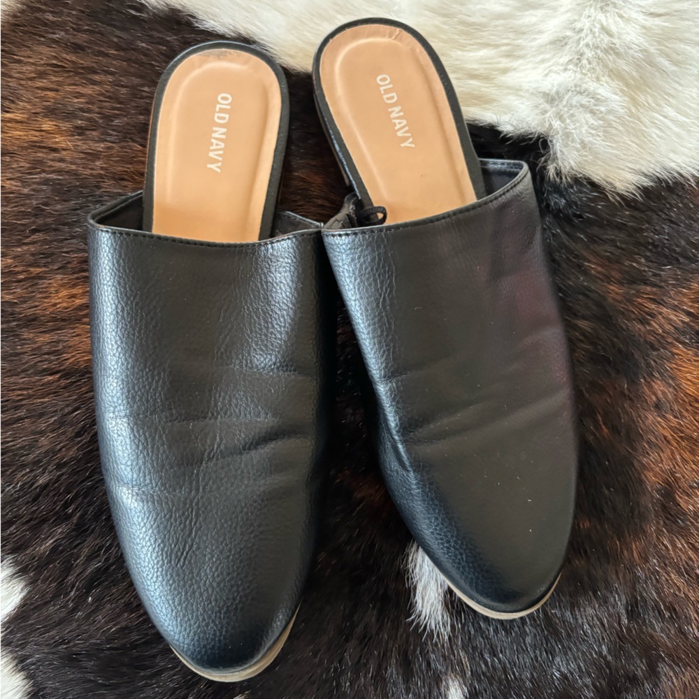 Old Navy Women's Black Mules